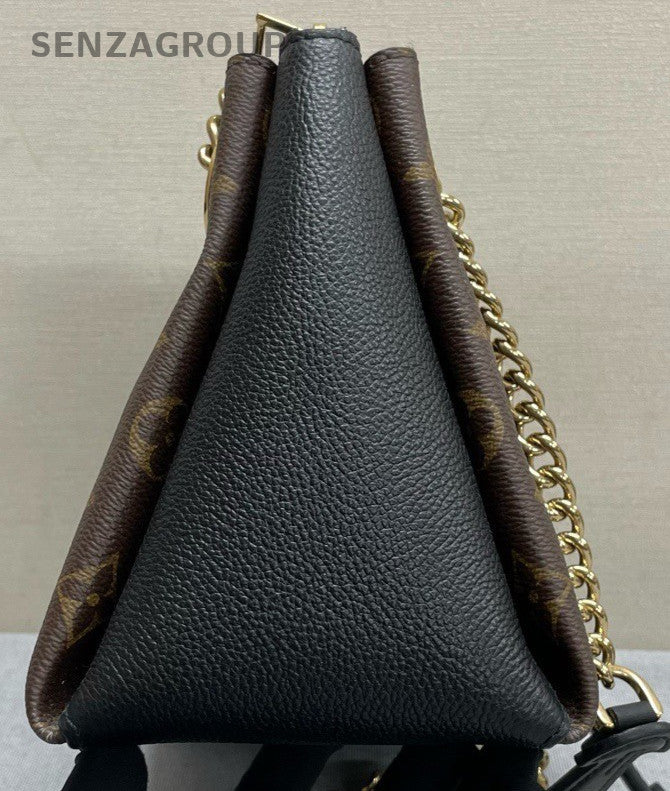 Louis Vuitton Surene BB Monogram Chain Shoulder Bag Crossbody Brown Gold Women