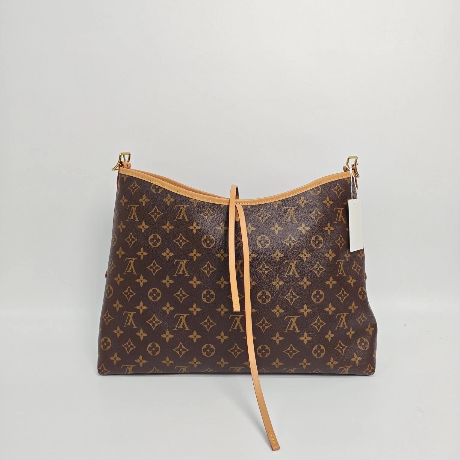 Louis Vuitton Carryall Monogram Canvas Tote Bag Excellent