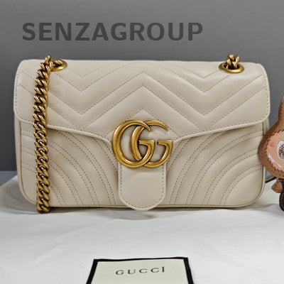 Gucci Marmont 26 Chain Shoulder Crossbody Bag - Classic Women's Fashion