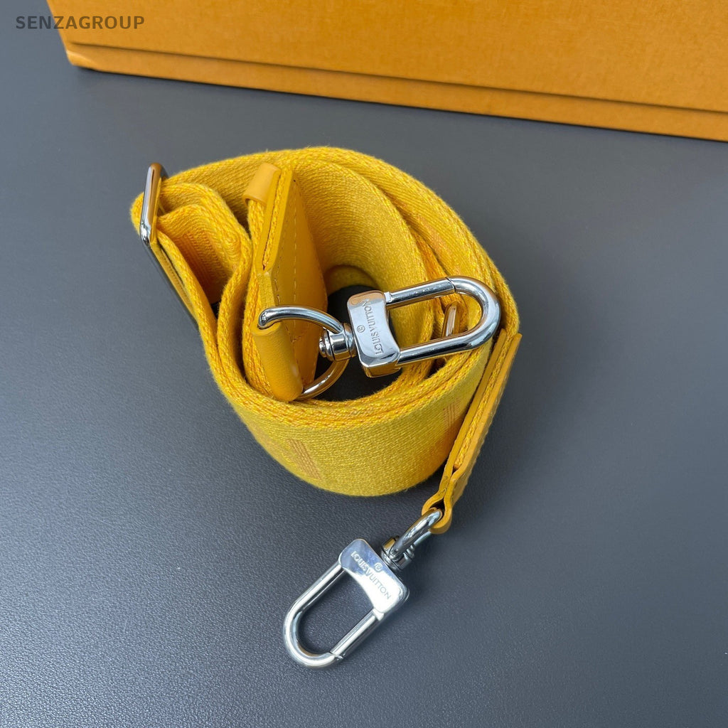 Louis Vuitton City keepall Aerogram Leather Shoulder bag Turmeric yellow