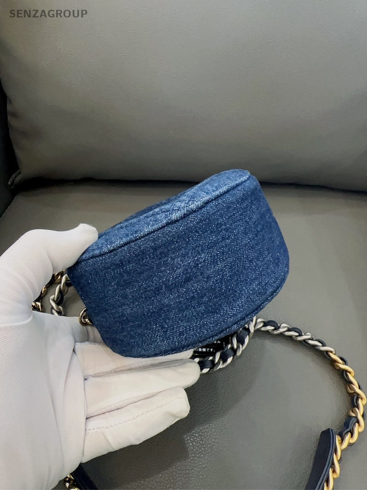 CHANEL CoCo Mark31 Denim Chain Shoulder bag Crossbody Women Blue Classic