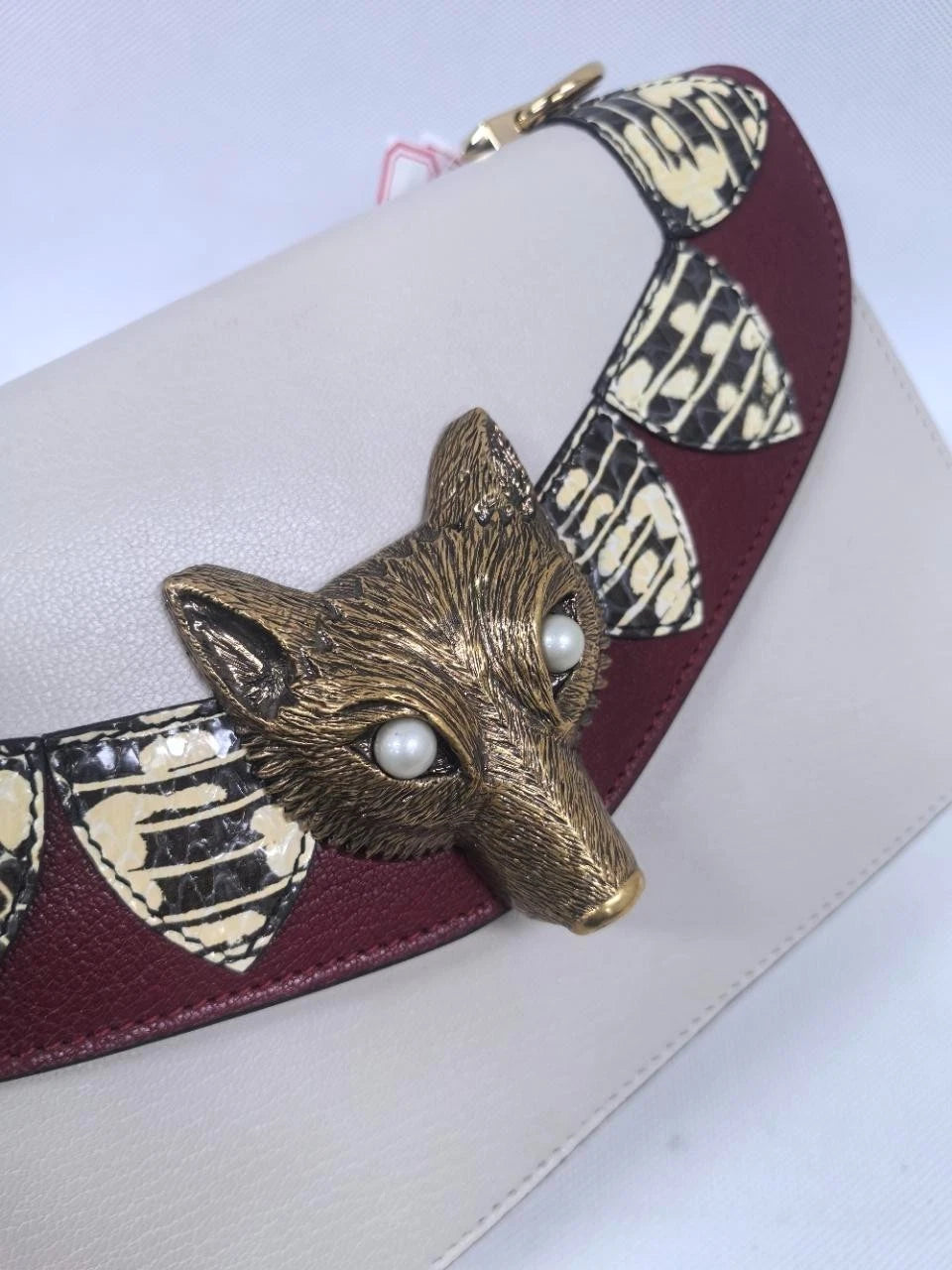 SJ0001 Limited Broche Shoulder Bag Fox style