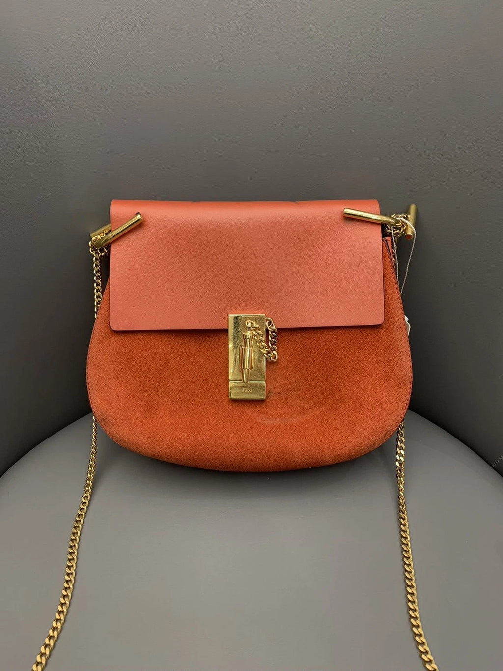 Chloe Drew Medium Red Crossbody Bag For Women