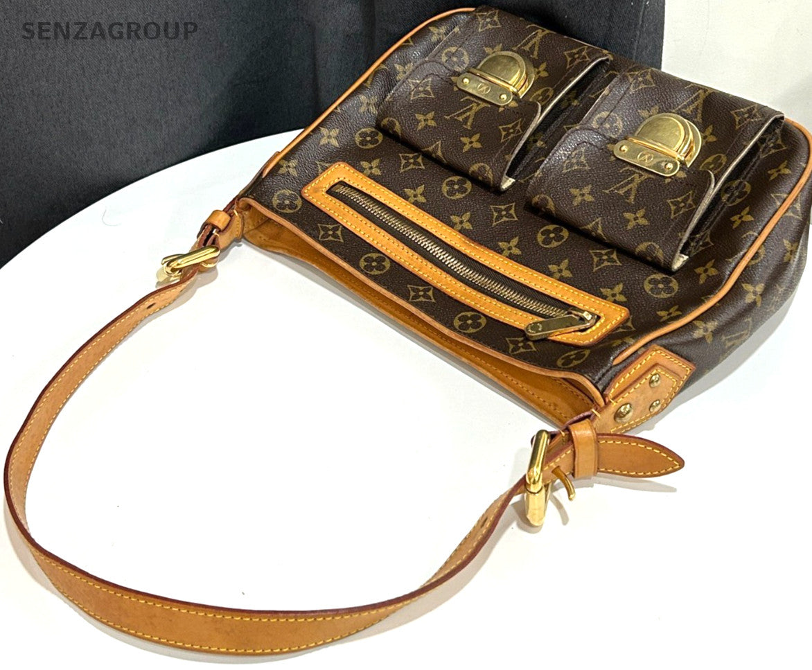 Louis Vuitton Manhattan Monogram Shoulder bag Vintage Brown