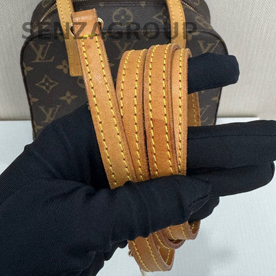 Louis Vuitton Vintage Monogram Brown Gold Buckle Handbag Shoulder Bag