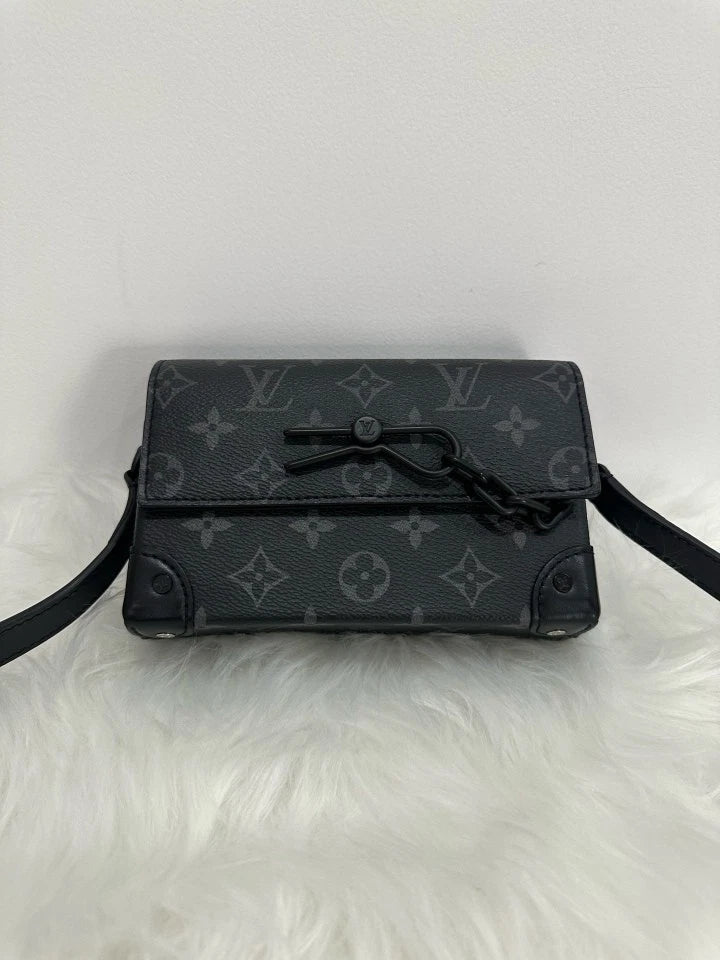 Louis Vuitton Black Steamer Mini Box Crossbody Bag For Women