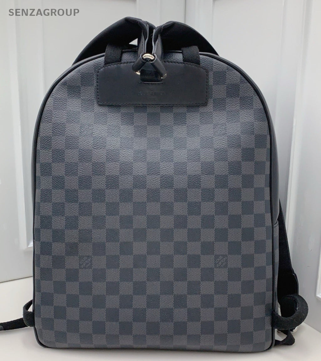 Louis Vuitton Discovery Damier Backpack Black Silver Unisex Adults Classic