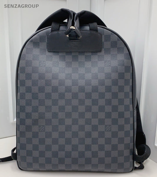 Louis Vuitton Discovery Damier Backpack Black Silver Unisex Adults Classic