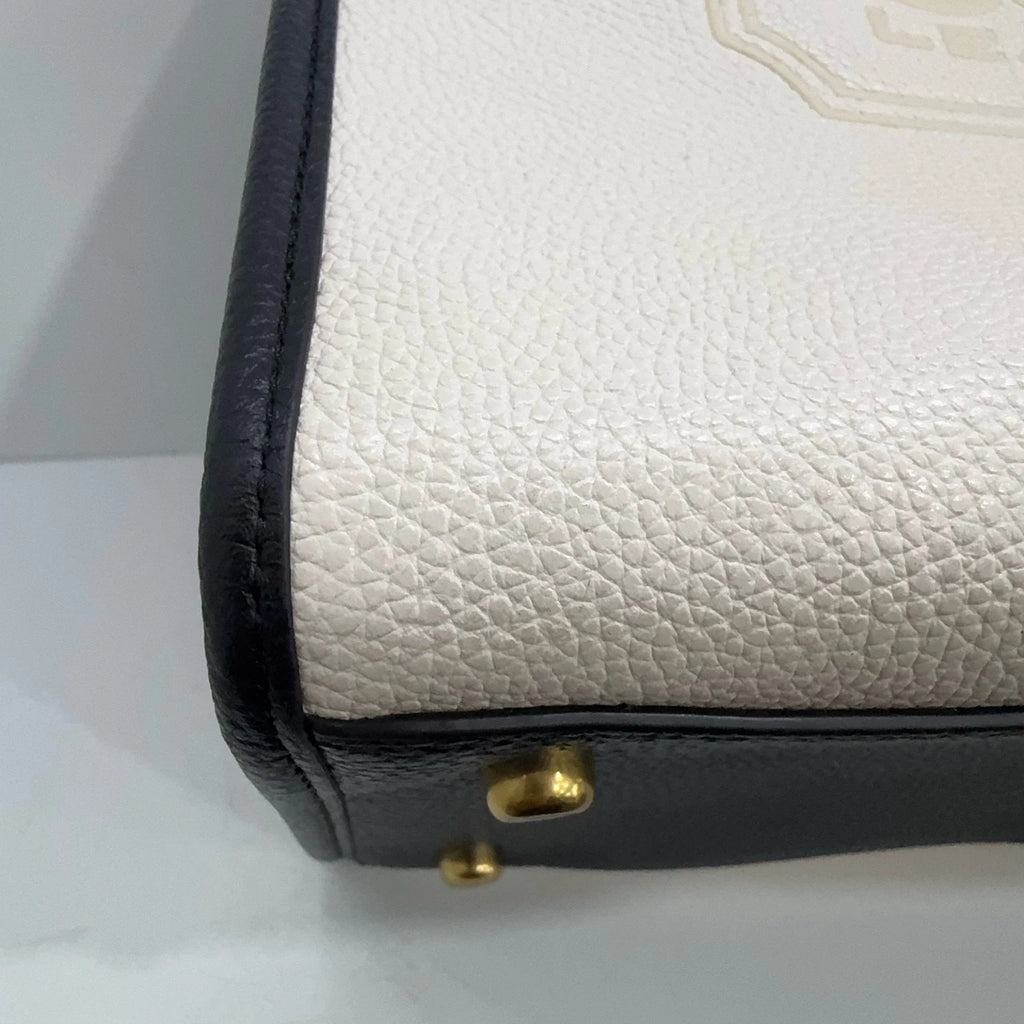 Coach Field 30 Embossed Logo Leather Tote Bag For Women