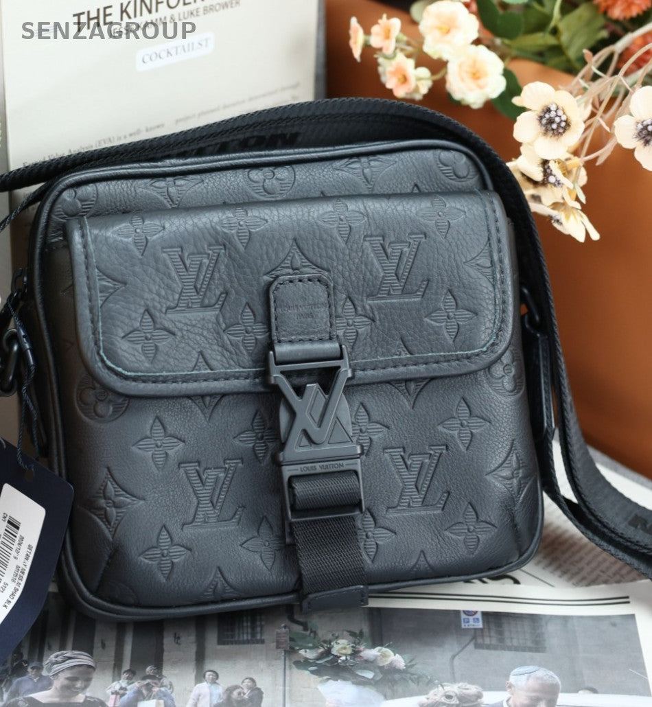 Louis Vuitton Getaway Monogram Empreinte Shoulder bag All black Chip Version