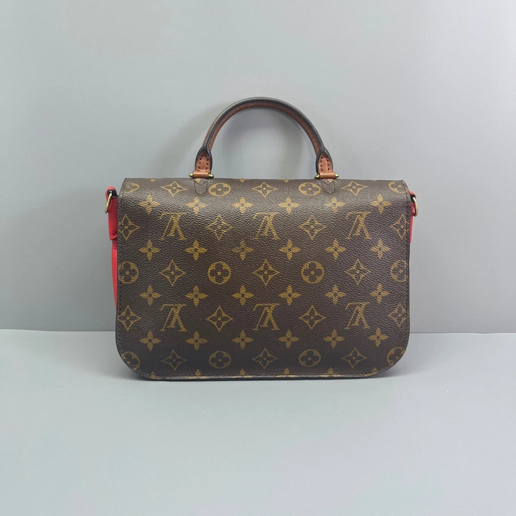 Louis Vuitton Red Lock Messenger Bag For Women