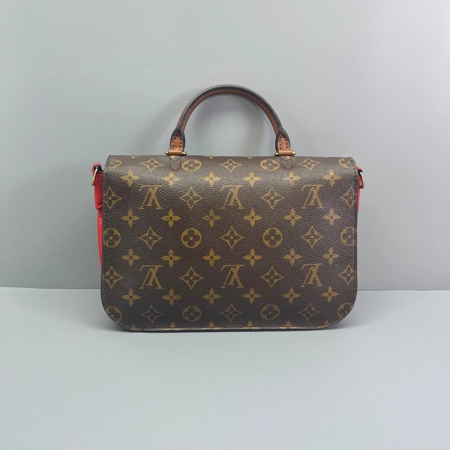Louis Vuitton Red Lock Messenger Bag For Women