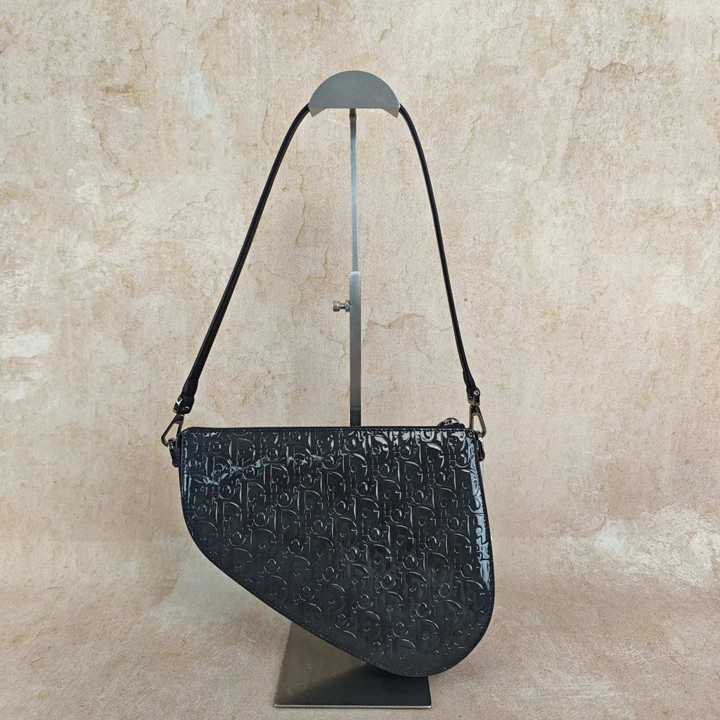 Dior Saddle Black Shoulder Bag Crossbody Excellent