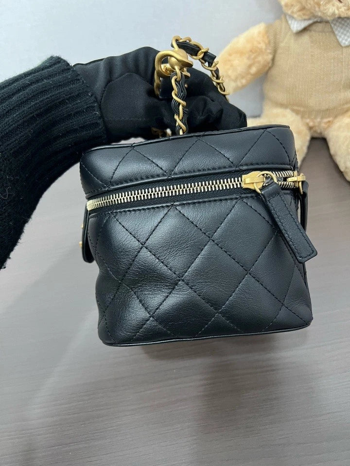 Authentic CHANEL Women's Leather Mini Crossbody Bag