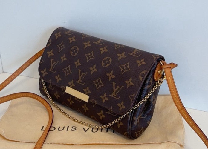 Louis Vuitton Favourite Monogram Chain Shoulder bag Crossboyd Vintage Women