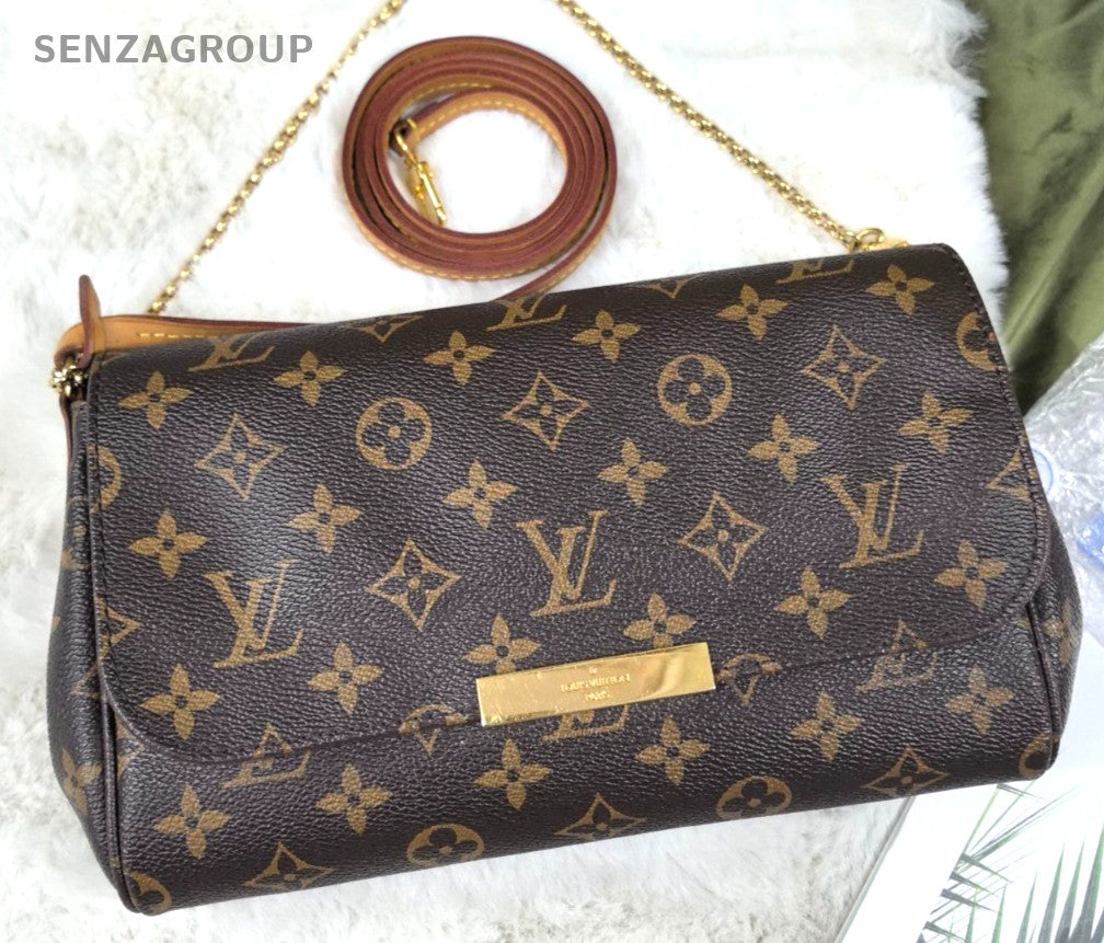 Louis Vuitton Favourite MM Monogram Chain Shoulder bag Women Crossbody