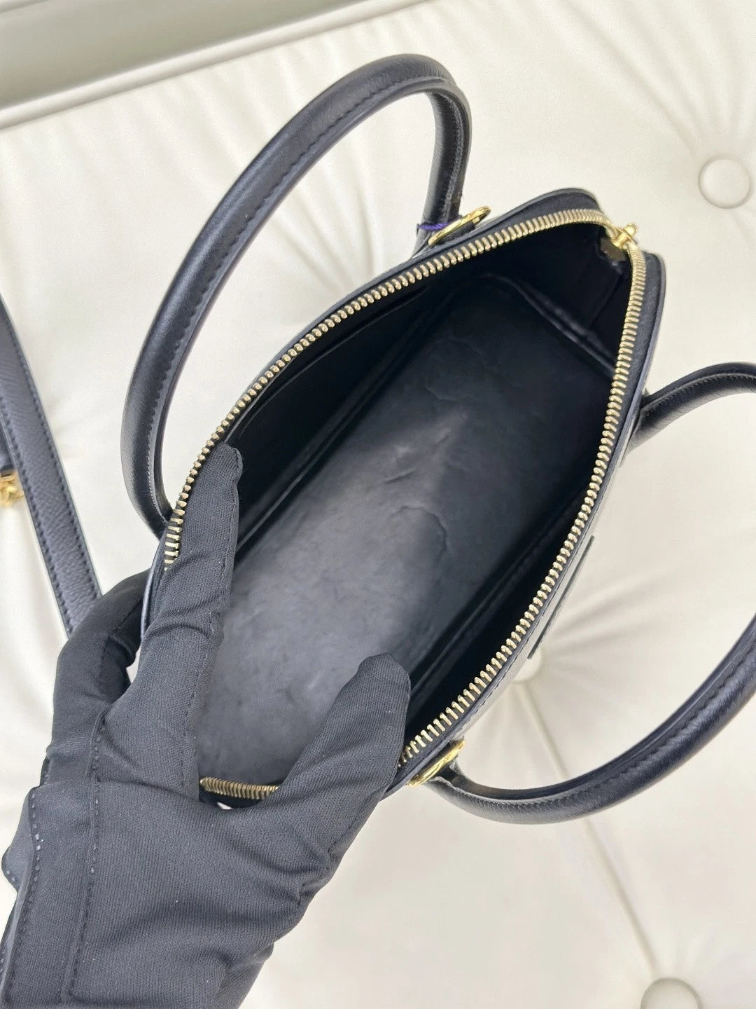Hermes Bolide 27 Epsom Top Handle Shoulder Crossbody Bag Black Women S