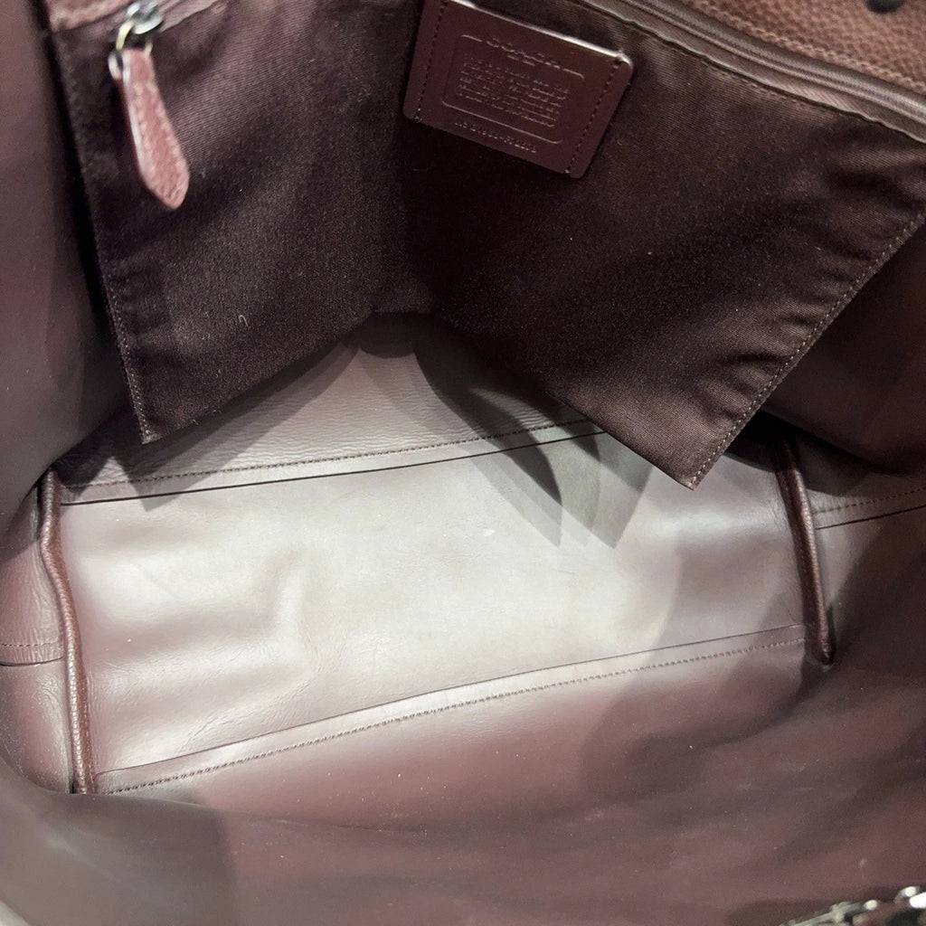 Coach Pink Leather Large Tote Shoulder Handbag for Women