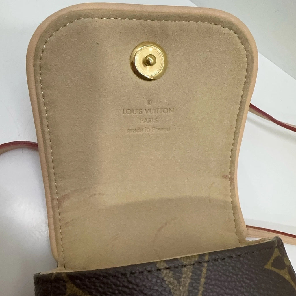 Louis Vuitton Pochette Cancun Monogram Canvas Mini Crossbody Waist Pouch Bag