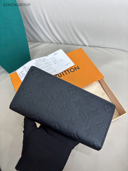 Louis Vuitton Brazza Wallet Monogram Empreinte Chip Version Brand NEW