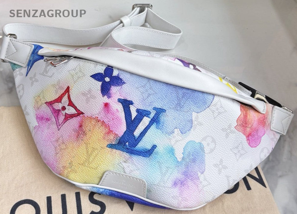Louis Vuitton Discovery Coloful BumBag White Crossbody bag Almost brand NEW