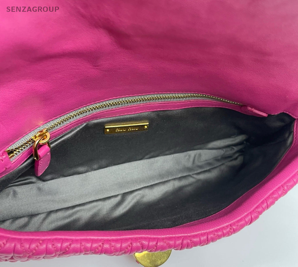 MIUMIU gemstone Shoulder Crossbody bag Pink Women