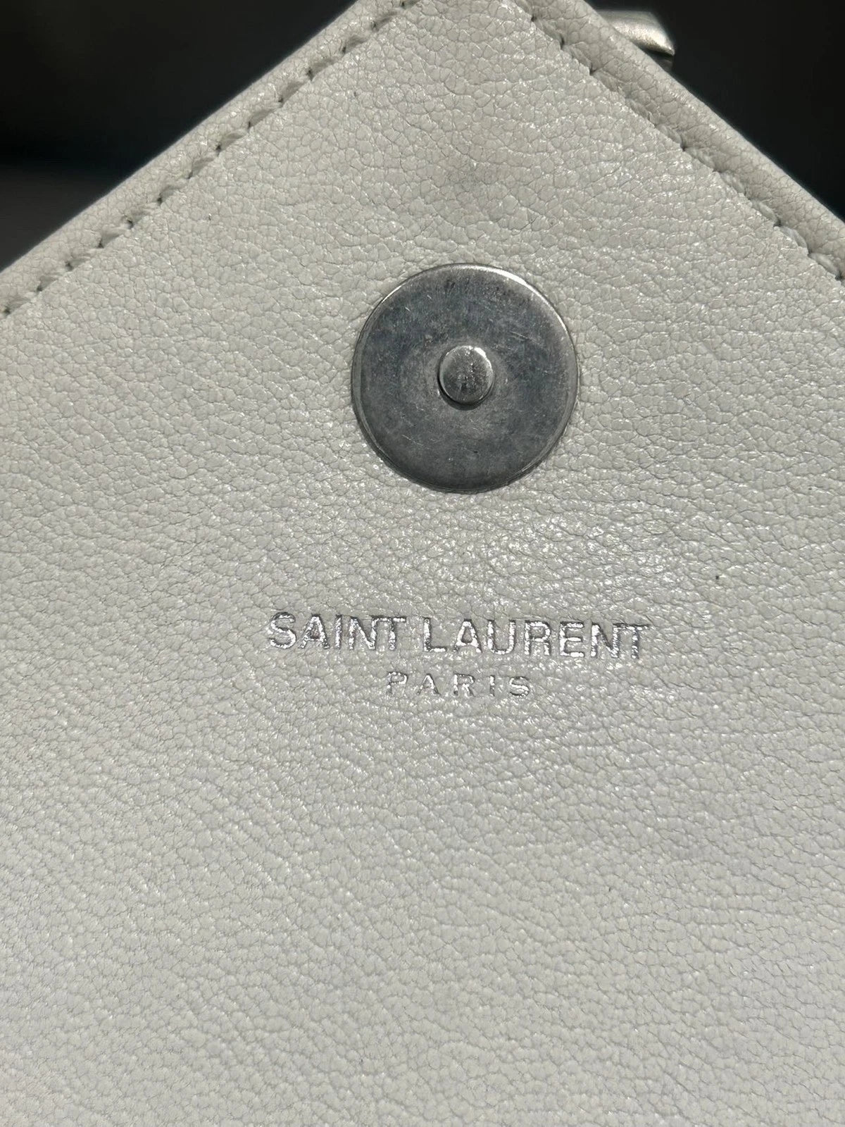 Excellent Saint Laurent Messenger Bag Mini Chain White Shoulder Bag Crossbody