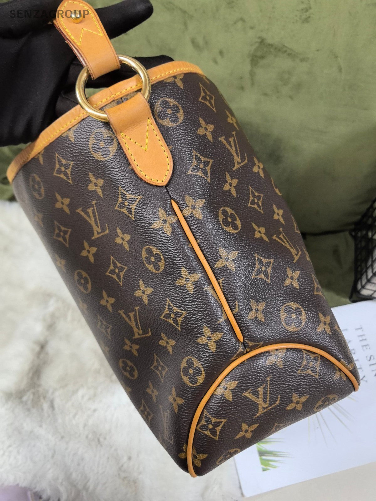 Louis Vuitton Delightful PM Top Handle Shoulder bag Monogram Women Classic Brown