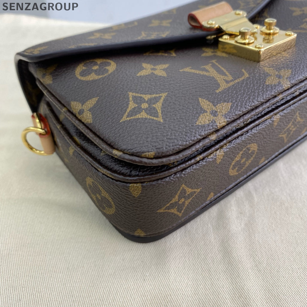 Louis Vuitton Monogram Messenger Bag with Chain Strap - Women's
