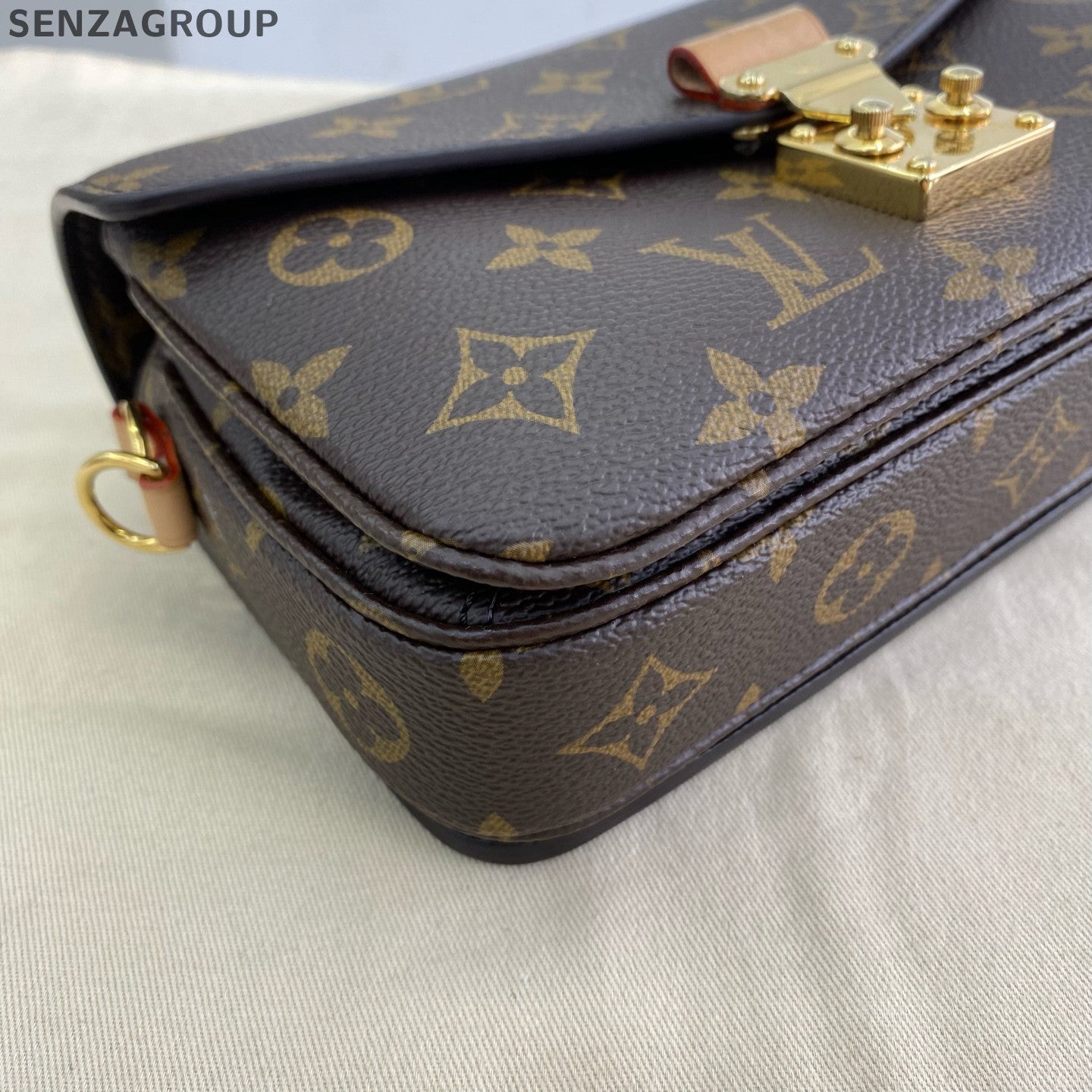 Louis Vuitton Monogram Messenger Bag with Chain Strap - Women's