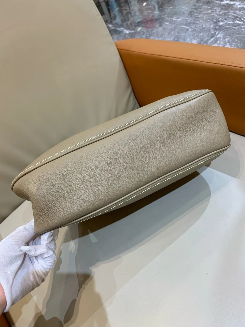 CELINE POLLY Beige Shoulder Handbag For Women