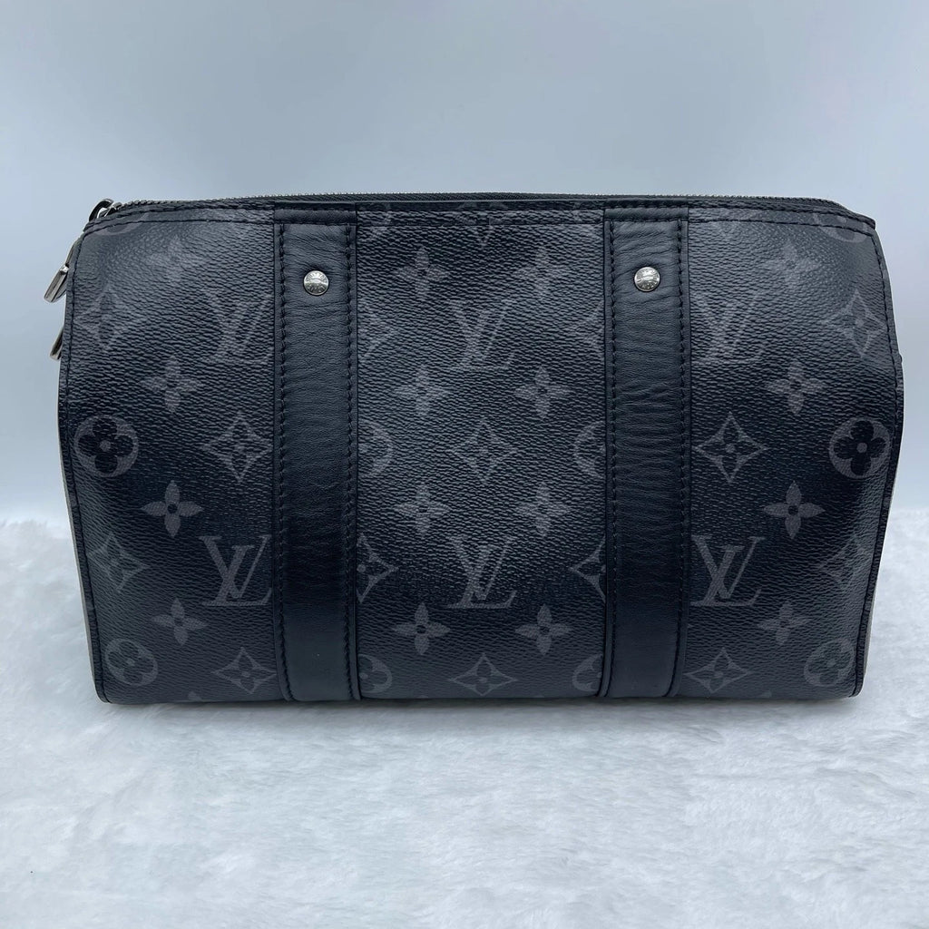 Louis Vuitton City Keepall Monogram Canvas Leather Shoulder Bag For Women