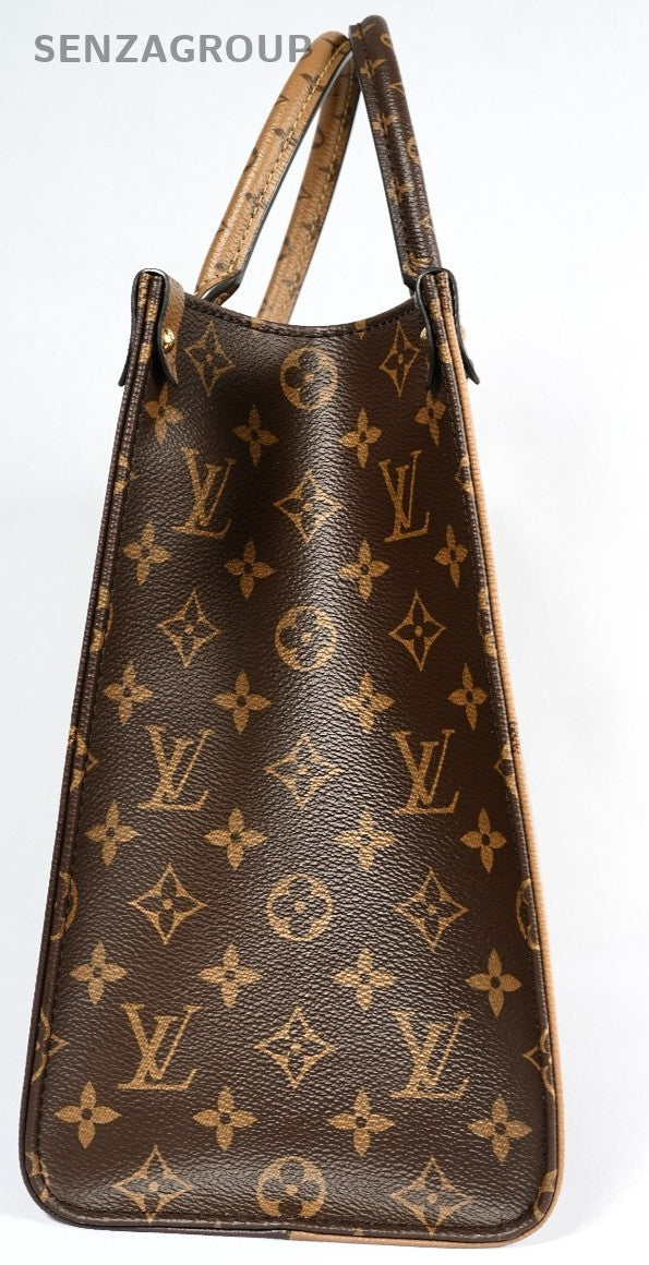LOUIS VUITTON OnTheGo MM   Monogram Giant Hand Bag Brown M45321 Chip version