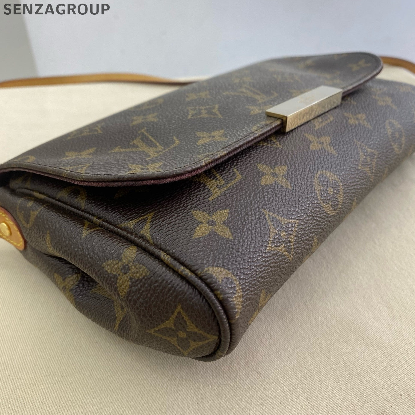 Louis Vuitton Monogram Shoulder Crossbody Bag Brown Classic Women's