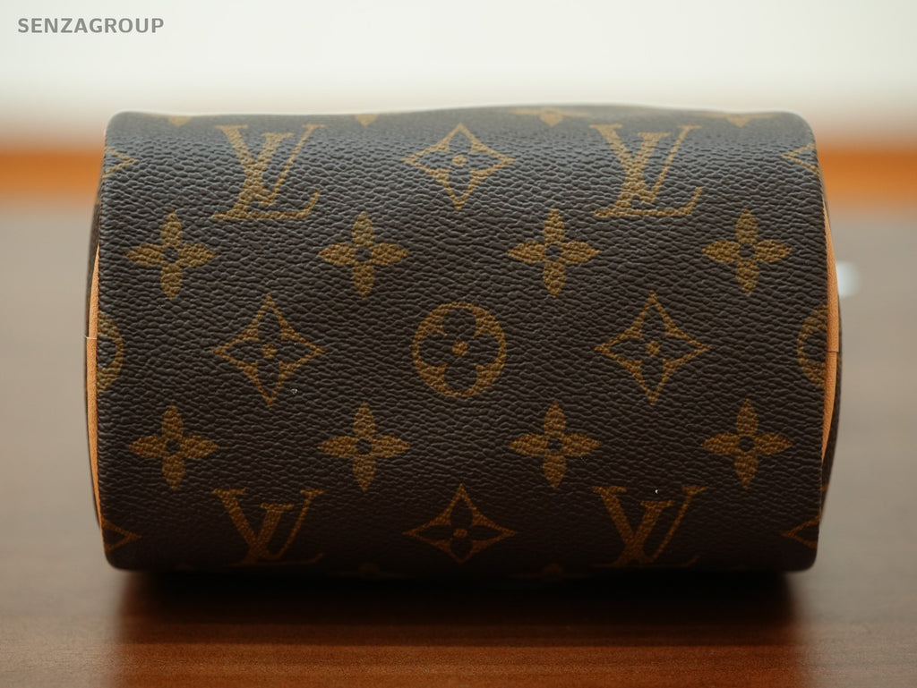Louis Vuitton Monogram Nano Speedy Crossbody Shoulder bag Women Brown Classic
