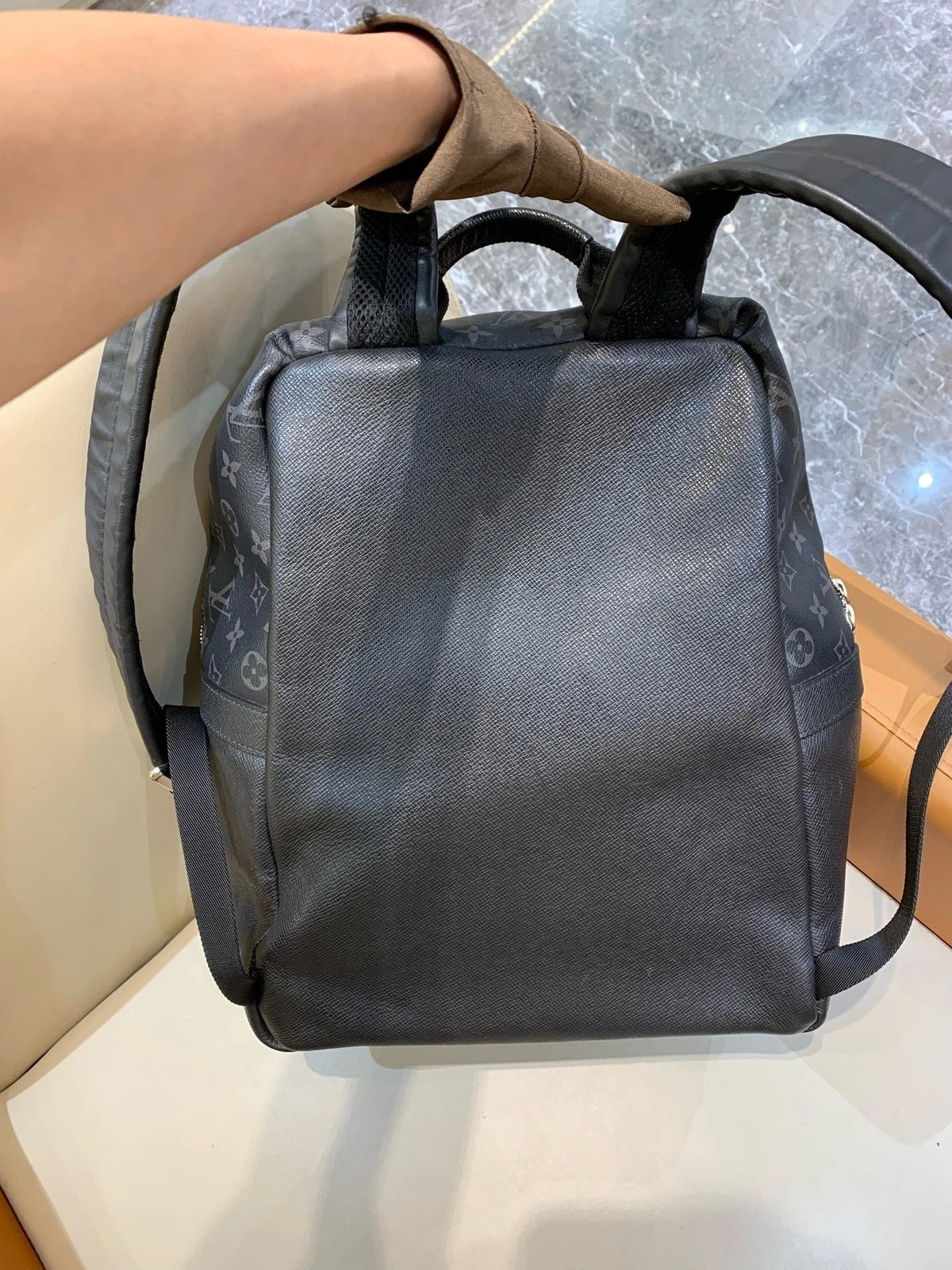 Louis Vuitton Black Monogram Canvas Apollo Backpack For Unisex
