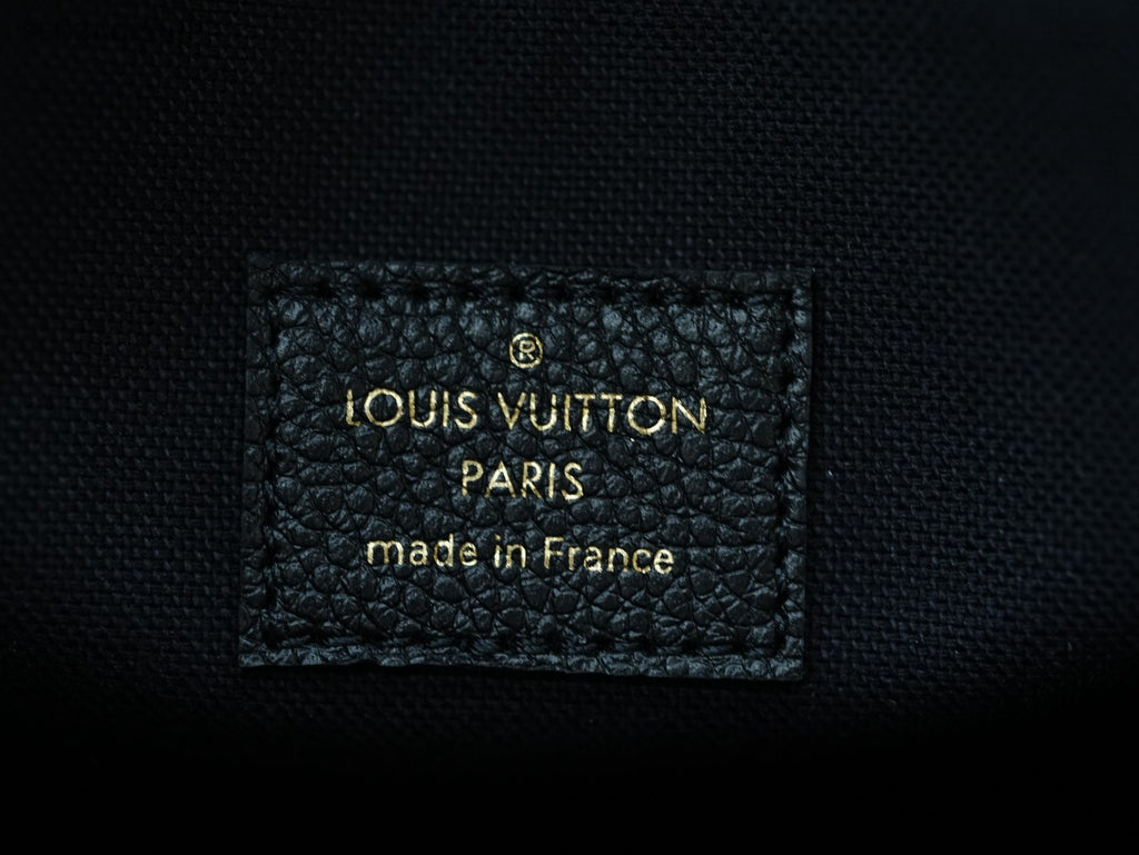 Louis Vuitton Félicie Pochette Black Monogram Empreinte Shoulder bag Chain