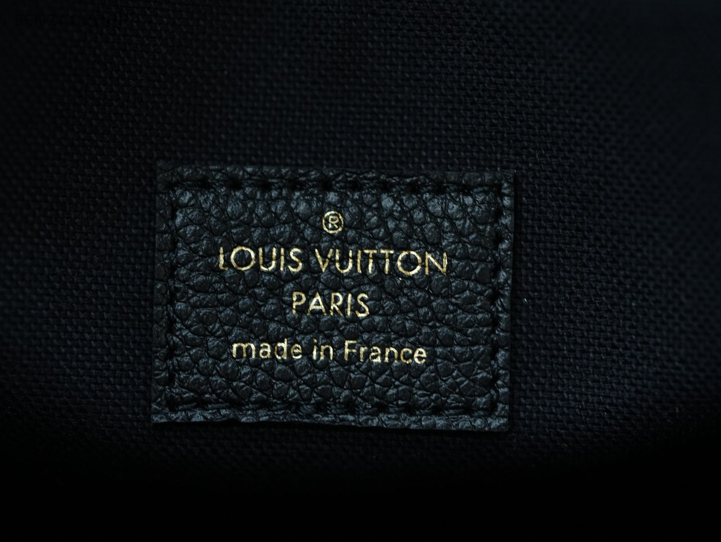 Louis Vuitton Félicie Pochette Black Monogram Empreinte Shoulder bag Chain