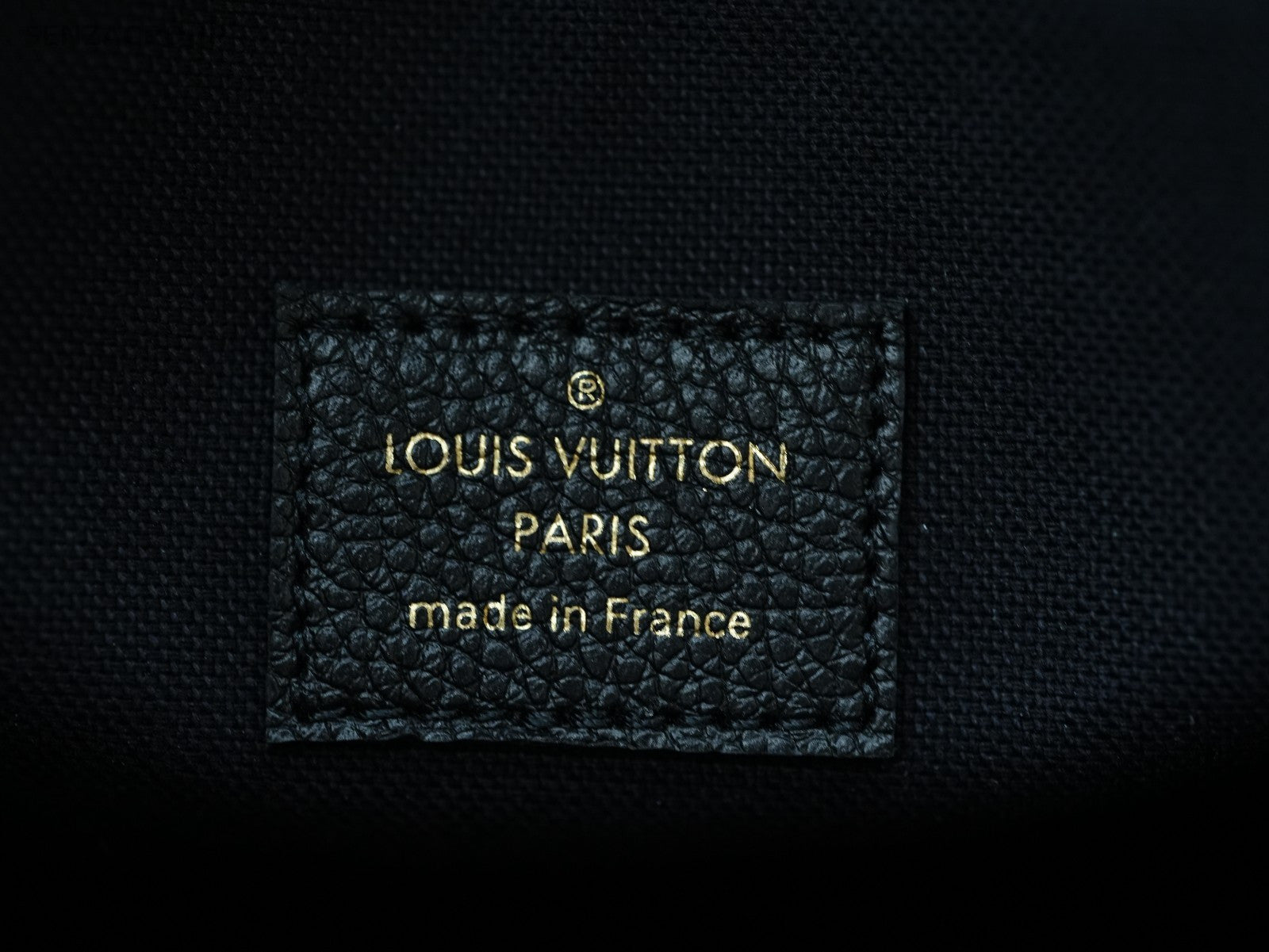 Louis Vuitton Félicie Pochette Black Monogram Empreinte Shoulder bag Chain