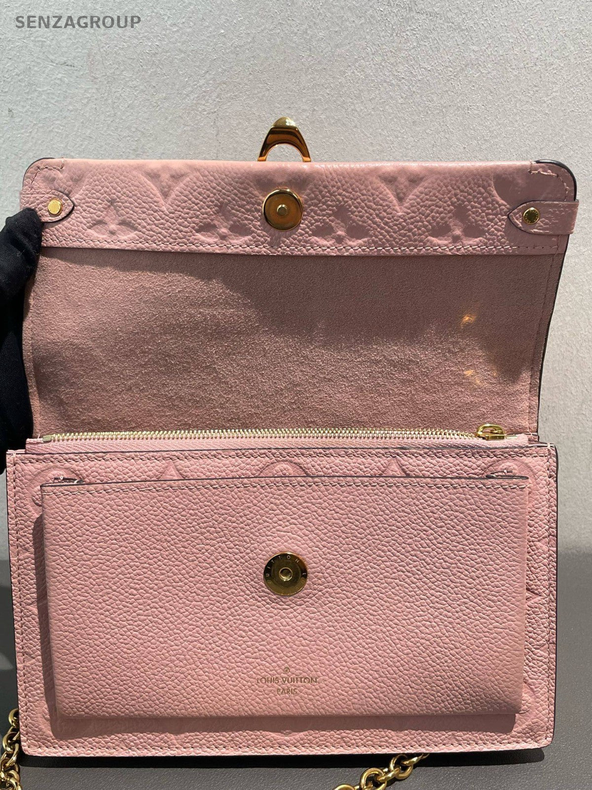 Louis Vuitton Vavin WOC Chain Shoulder Bag Crossbody Pink Gold Women Designer