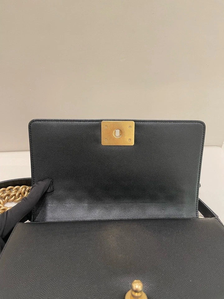 CHANEL LeBoy Medium Leather Shoulder Bag For Women