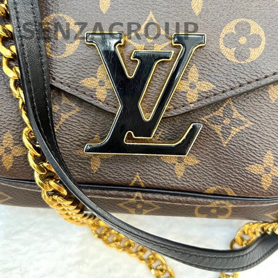 Louis Vuitton Passy Monogram Messenger Chain Crossbody Bag Classic Women