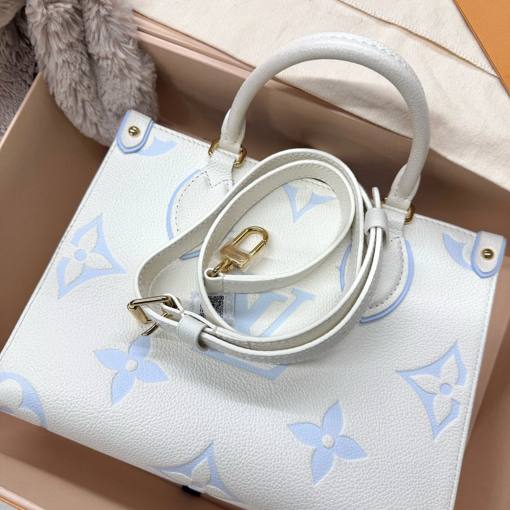Louis Vuitton OnTheGo PM Canvas Tote Bag Excellent