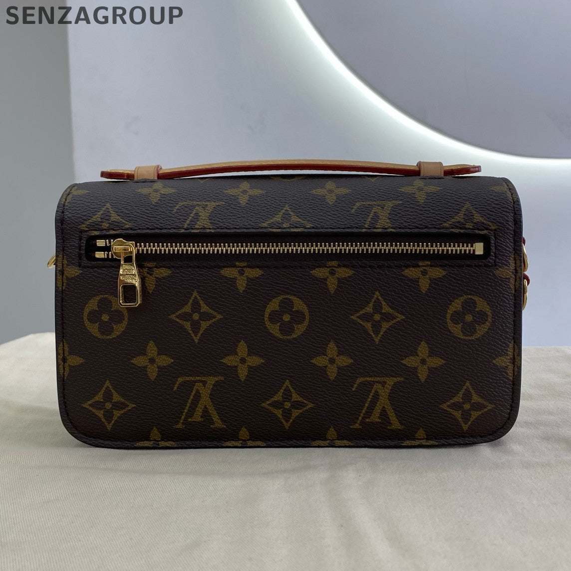 Louis Vuitton Monogram Messenger Bag with Chain Strap - Women's