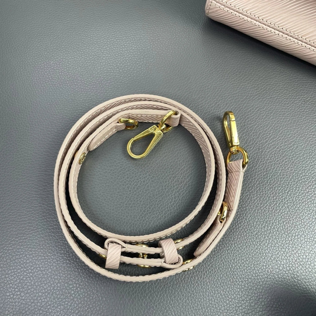 Louis Vuitton Pink Epi Leather Twist Handbag Shoulder Crossbody For Women