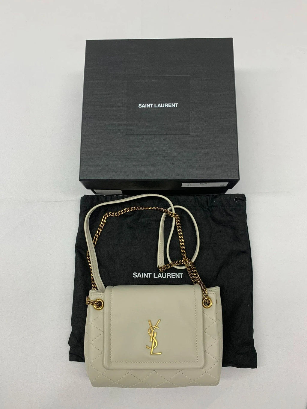 Saint Laurent Nolita Black Leather Shoulder Bag For Women