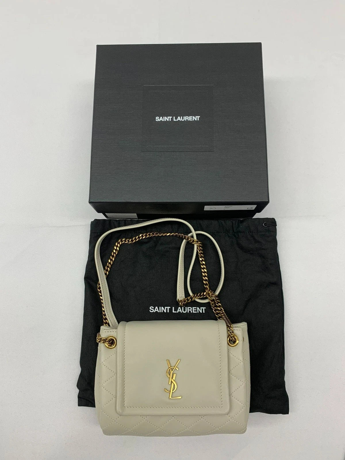 Saint Laurent Nolita Black Leather Shoulder Bag For Women