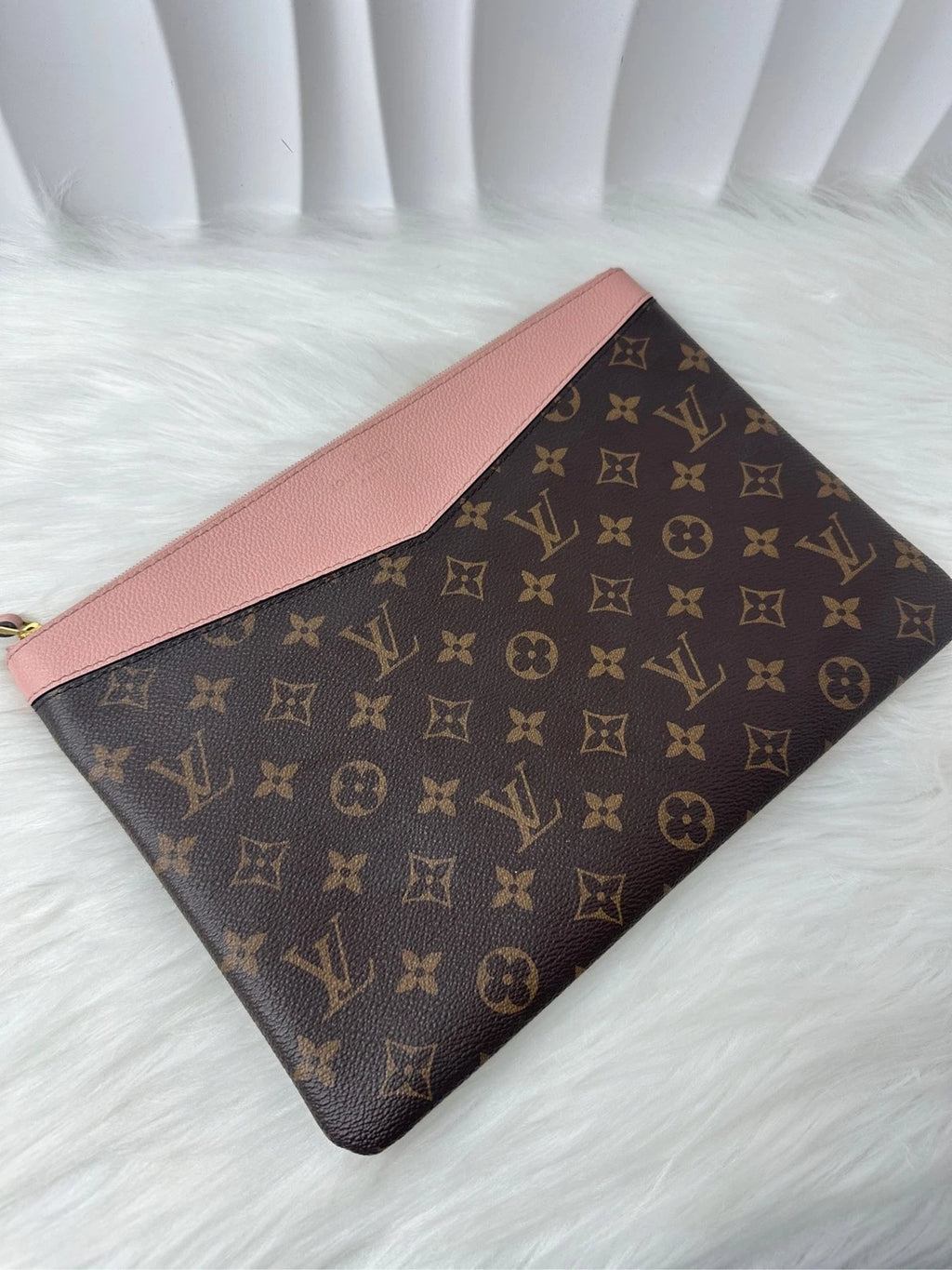 Louis Vuitton Monogram Colorblock Canvas Clutch For Women