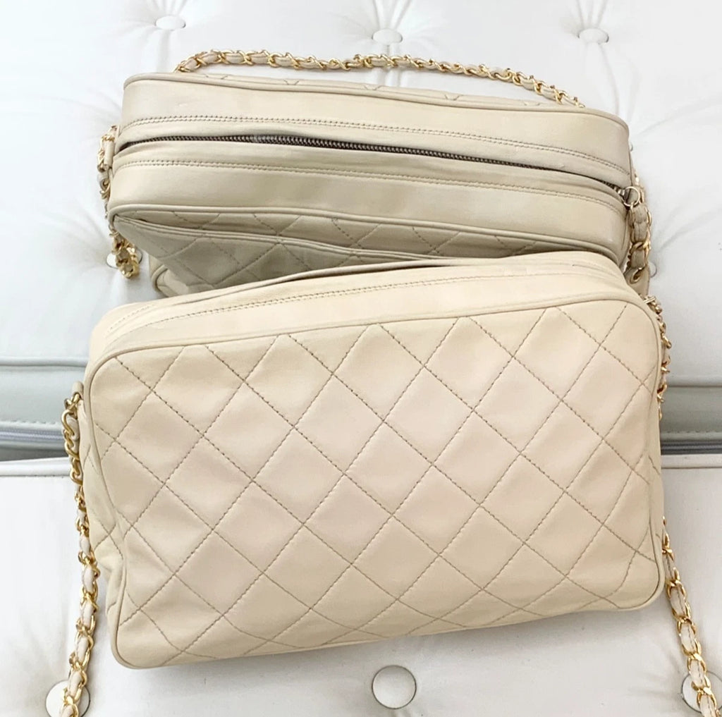 Chanel Lambskin 2Ways Shoulder Bag Crossbody Bag Women S