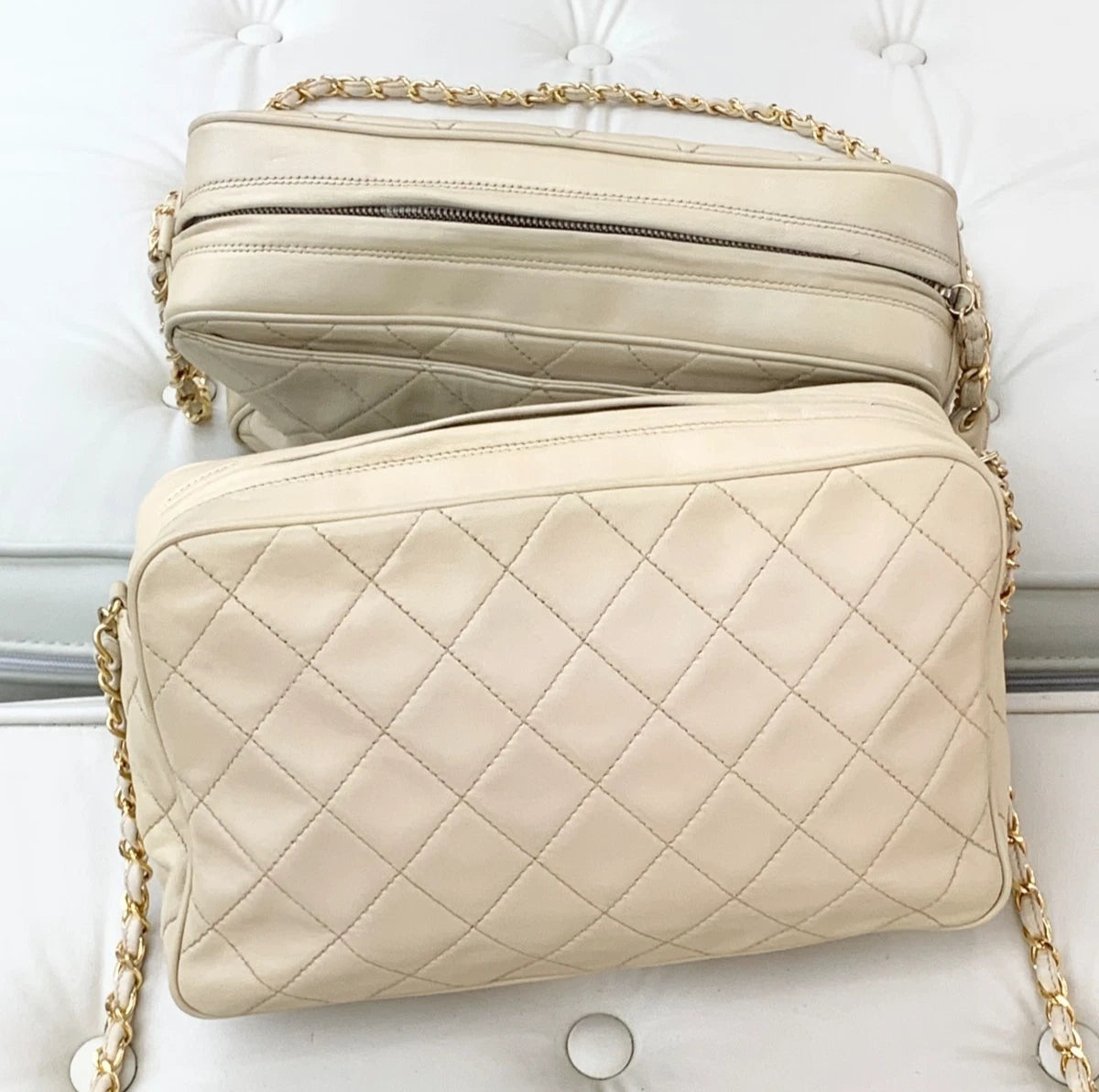 Chanel Lambskin 2Ways Shoulder Bag Crossbody Bag Women S